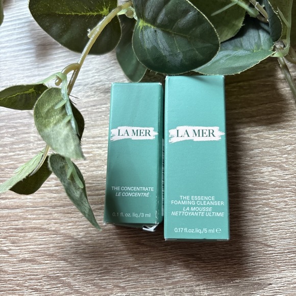 La Mer Other - SET OF 2 La Mer The Concentrate Essence Foaming Cleanser Travel Size New